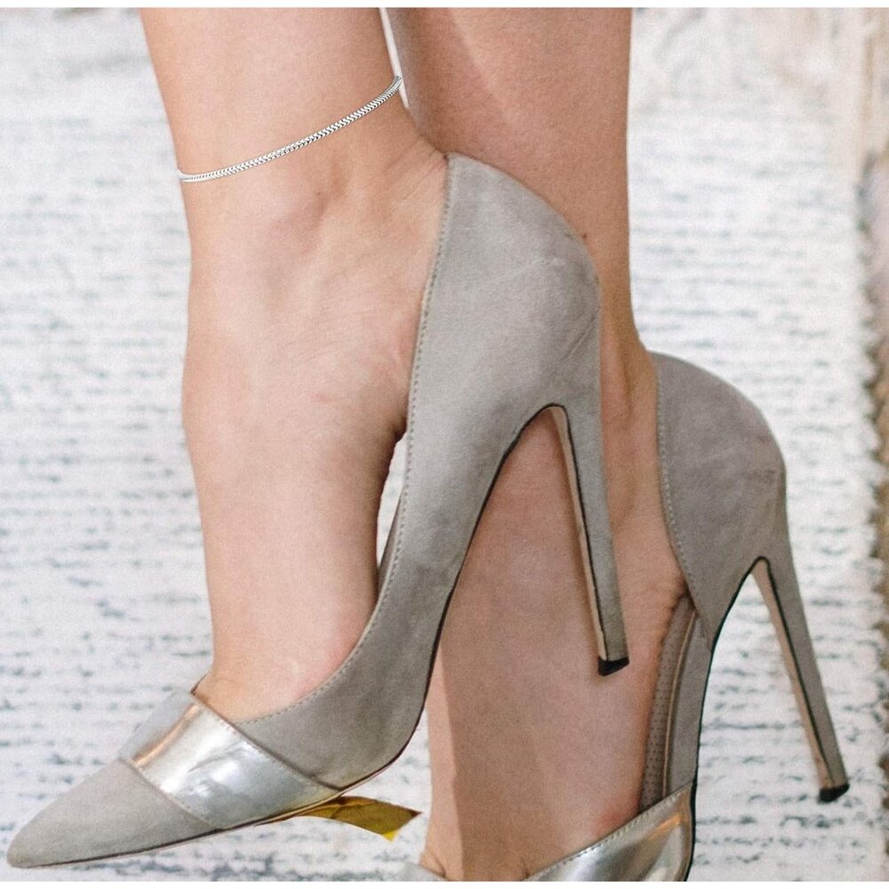 Versatile 925 Sterling Silver Anklet - Stylish & … - image 4